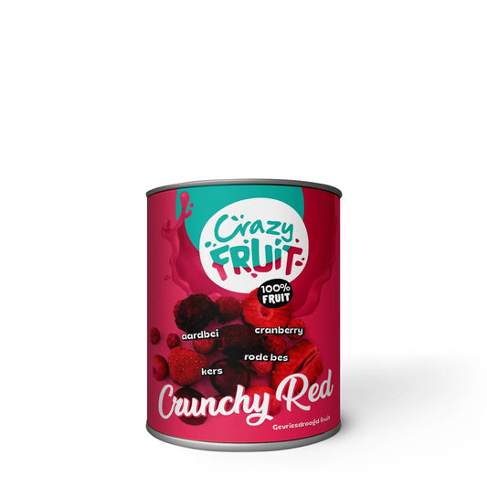 CrazyFruit - Crunchy Red 50 gram - Healthy Impact B.V.