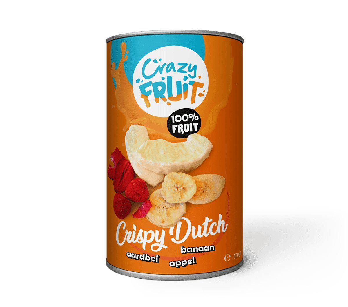 CrazyFruit - Voordeelpakketten Crispy Dutch 3x - Healthy Impact B.V.