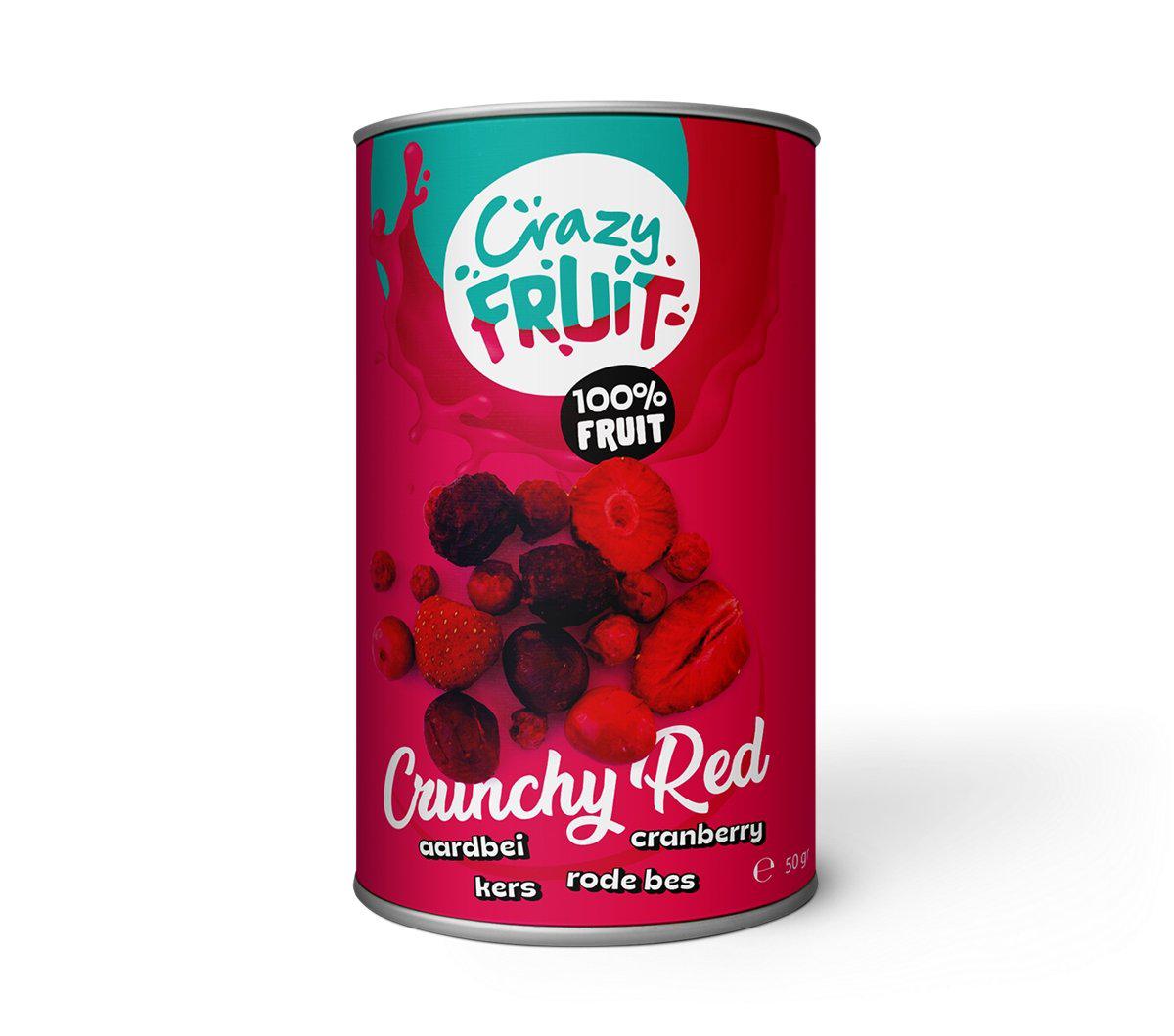 CrazyFruit - Voordeelpakketten Crunchy Red 3x - Healthy Impact B.V.